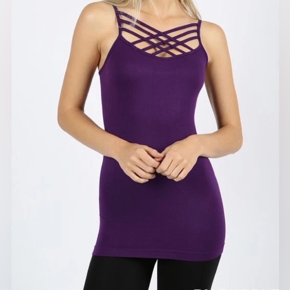 Purple and Lavender Camisole Set - Picture 1 of 6